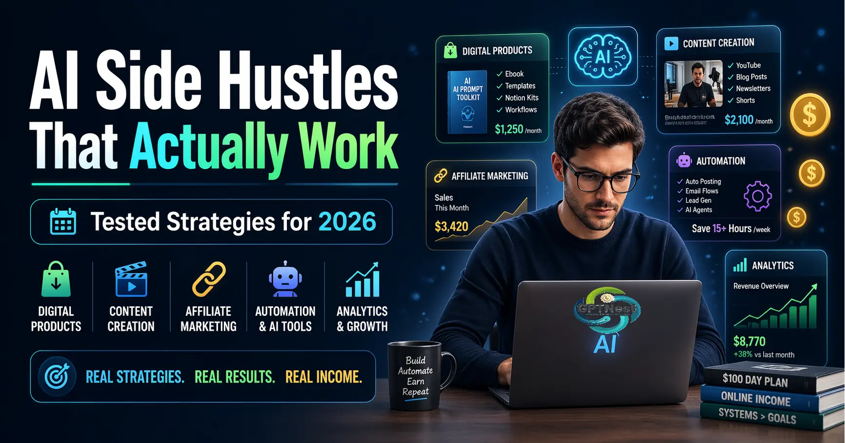 AI Side Hustles That Actually Work in 2026 (Tested Strategies)
